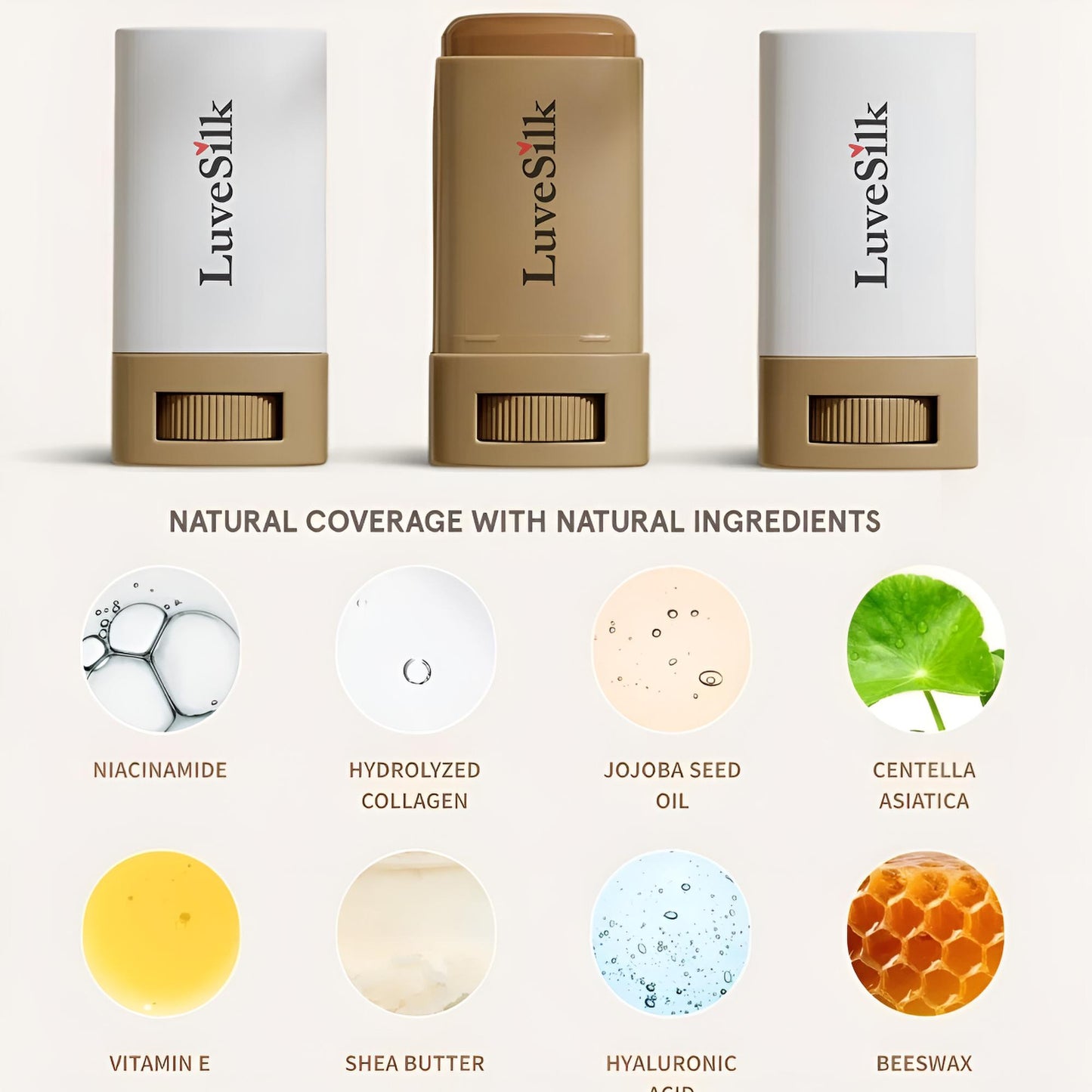 LuveSilk Serum Boosted Skin Tint Balm